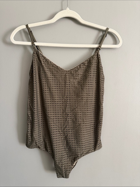 acacia swimwear Other - acacia swimwear Olive Mesh One-Piece Swimsuit